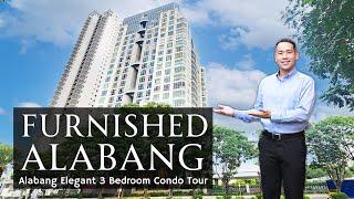 Tour a Fully-Furnished Interior-Designed MOVE-IN READY 3BR Unit for Sale in Alabang • Condo Tour A53