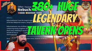 380 OPENINGS MASSIVE LEGENDARY TAVERN HAUL!! UNLOCKED EVERYTHING I NEEDED! Rise of Kingdoms