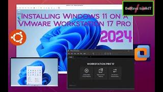 How to install Windows 11 on a VMware Workstation 17 Pro in Linux (Step by Step Tutorial)