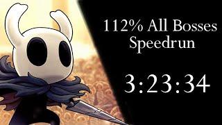 Hollow Knight 112% All Bosses Speedrun - 3:23:34