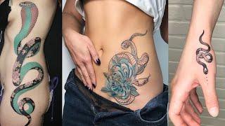 33 Slithering Snake Tattoos For Women Who Love Body Art - Feminine Tattoo Designs