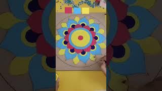 Painting a Mandala Art! | Riya's Amazing World