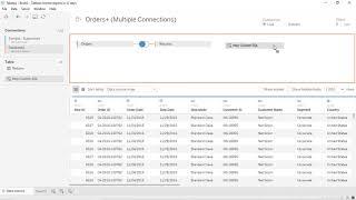 Working with multiple data sources in Tableau