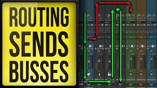 How To Use Cakewalk by Bandlab - Routing, Sends, and Busses