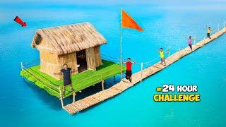 Living 24 Hours In Water...लेकिन पानी में साँप है  | Challenge Accepted