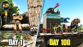 I Survived 100 Days of HARDCORE Ark Survival Evolved on RAGNAROK