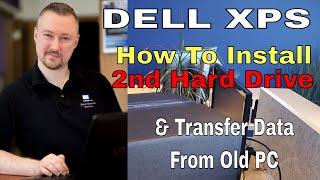 Dell XPS Desktop PC Unboxed, Set-up, How to Install a 2nd Hard Drive, and Data Transfer from old PC