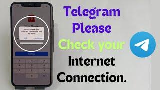 How to Fix Telegram Connecting Problem in iPhone l Telegram Please Check your Internet Connection.