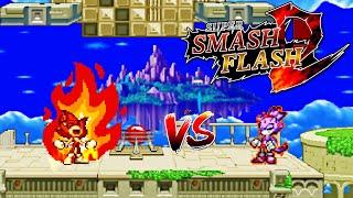 SSF2 Mods: Fire Sonic vs Blaze