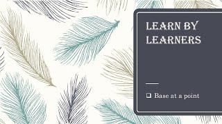 Base at a Point by #LEARNBYLEARNERS