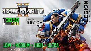 Warhammer 40,000: Space Marine 2 - RTX 3050 4GB | i5-10500H | Lenovo Legion 5 | Benchmark