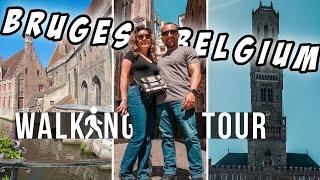 Walking Tour Of Beautiful BRUGES, BELGIUM  | Norwegian Prima Cruise | Our Journey To ICELAND.