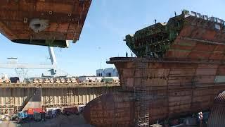 John F. Kennedy (CVN 79) Upper Bow Lift