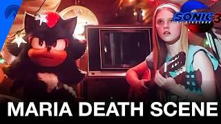 SONIC THE HEDGEHOG 3 (2024) | Maria Robotnik Death Scene