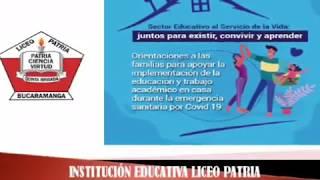 Orientaciones a las familias para favorecer la educación en casa por Covid19