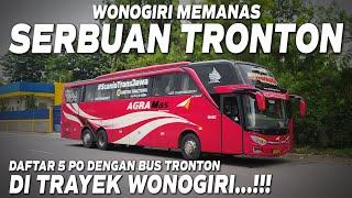 PERSAINGAN SEMAKIN PANAS...!!! SERBUAN BUS TRONTON DI WONOGIRI