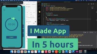 I made app in 5 hours | pomodoro timer | Flutter Project