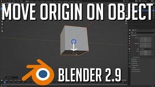 How to Quickly Set Object Origin in Blender 2.9 (Tutorial)