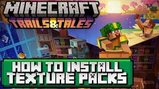 How To Download & Install Texture Packs in Minecraft 1.20/1.20.6