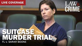 LIVE: Suitcase Murder Trial — FL v. Sarah Boone — Day 1