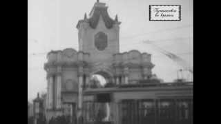Кинохроника. Красные ворота в 1927 году. Последние дни триумфальной арки.