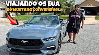 VIAJANDO OS EUA DE MUSTANG CONVERSÍVEL  +  DE 2 MIL KM - ORLANDO PARA BOSTON