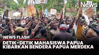 Bawa Bendera Bintang Kejora, Aliansi Mahasiswa Papua Demo di Jogja Berujung Ricuh | News Flash