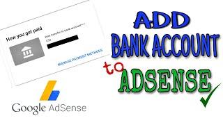 How To Setup Payment Method On Google Adsense // Add Bank Account Details To Adsense in 2021