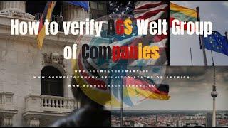 How to Verify AGS WELT Group of Companies #agswelt #germany #usa #lithuania #chancenkarte #useb2niw