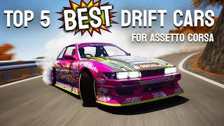 TOP 5 BEST DRIFT CAR MODS FOR ASSETTO CORSA 2022!