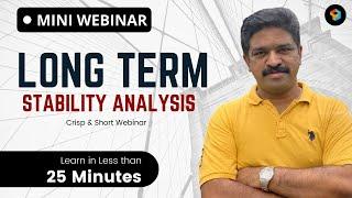 Mini Webinar | How to analyse Long Term Stability of Business? | CA Raja Classes |