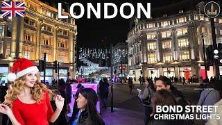 Explore Oxford Street ChristmasLights& Shopping ️| London Virtual Walking Tour in 4K