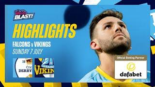 Highlights: Derbyshire Falcons vs Yorkshire Vikings - Vitality Blast T20 - Ferreira Shines Brightest