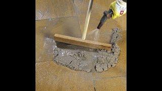 Easy Patio Jointing with GftK's vdw 840plus, the best 1-part paving joint mortar on the market.