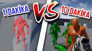 1 DAKİKADA OYUN YAPMAK vs 10 DAKİKADA OYUN YAPMAK