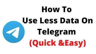 how to use less data on telegram ,how to TURN ON  data SAVER on telegram
