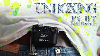 Unboxing Zoom F2-BT 32-bit Float Audio Recorder & Lav Mic