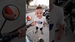 My friend revving up the motorcycle! Video @?  #trend #shorts #short #shortvideo #motobike #kids 