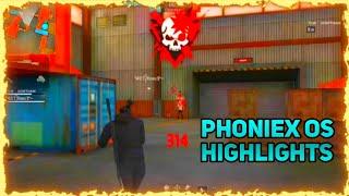 free fire highlights phoenix os | 500 subscribers special video