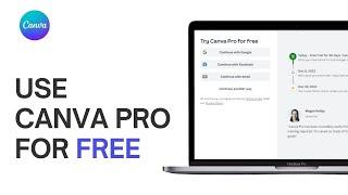 How to Use Canva Pro for Free on PC