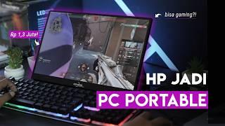 Cuma 1.3 Juta, HP BISA JADI PC?! - Monitor GAMING 15" PORTABLE Goojodoq