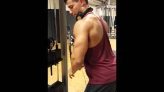 triceps workout young bodybuilder 97kg