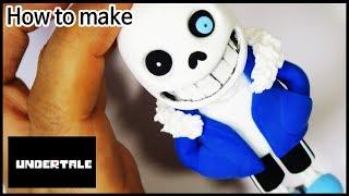 Clay tutorial/How to make Undertale Sans/clay figure/air dry clay