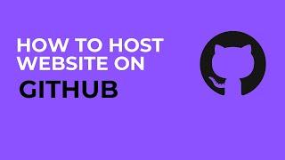 How to host website on github for free.Host website through github pages . Host website in 2 min.