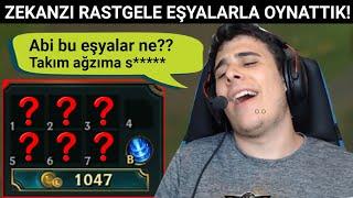 ZEKANZ ÇILDIRDI! DRAVEN USTASI ZEKANZA RANDOM EŞYALARLA DERECELİ OYNATTIK! Zekanz