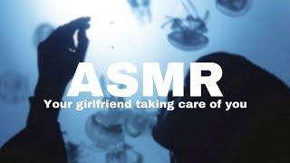 ASMR Personal Attention  ur gf taking care of u for 2 minutes (soft whisper, positive affirmations)
