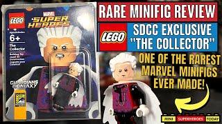 RARE SDCC "THE COLLECTOR" Exclusive LEGO Marvel Guardians of the Galaxy Minifig Review