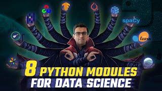 Top 8 Python Libraries You Must Know In 2023 For Data Science | Python Modules for Data Science