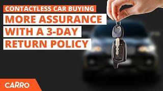 3-Day Return Policy  | Certified Pre-Owned Cars | CARRO Singapore