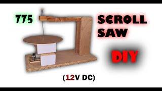 How to make SCROLL SAW machine using 775 motor | at home | DIY